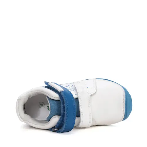 Pantofi din piele naturala cu supinatie pentru băieți, Ponte20, alb_DA03-6-1956-22_Pebebe