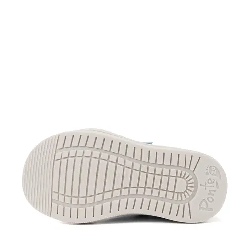 Pantofi din piele naturala cu supinatie pentru băieți, Ponte20, albastru cu ursuleț_DA03-6-1724-23_Pebebe