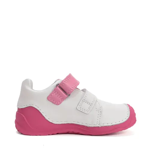 Pantofi din piele naturala cu supinatie pentru fete, Ponte20, alb_DA03-6-1692-23_Pebebe