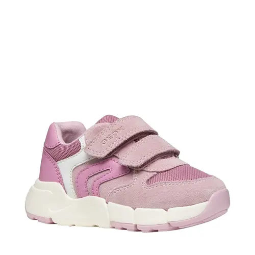 Pantofi Geox Fete, piele naturala, brant antibacterian, Flexyper mini, roz_B656NA-01422-C8314-20_Pebebe