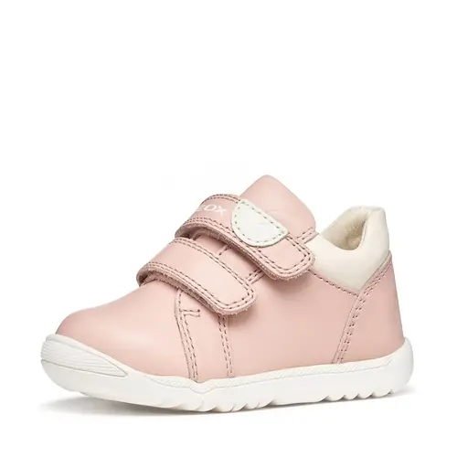 Pantofi Geox fete, piele naturala, talpa felexibila, Macchia, roz_B164PA-00085-C8W1M-18_Pebebe