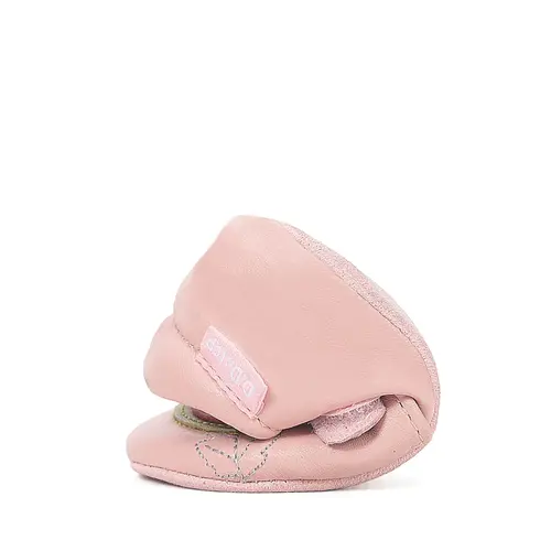 Pantofi interior D.D Step, piele naturala, roz cu steluță_K1596-61962-18/19_Pebebe