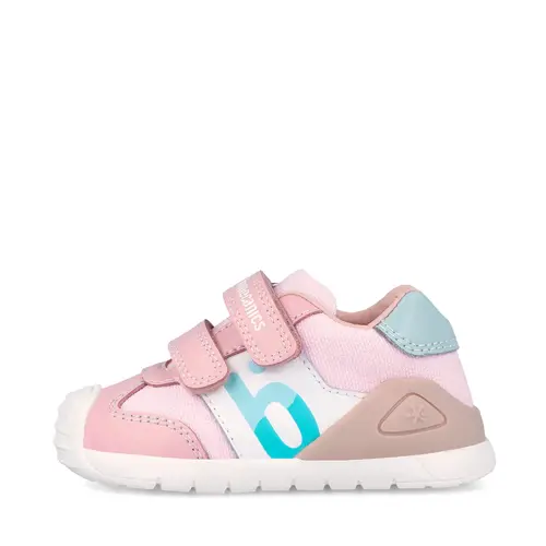 Pantofi Sport Biomecanics, Fete, Biogateo Casual , Piele și material Textil – Roz pal_262121-C032-19_Pebebe