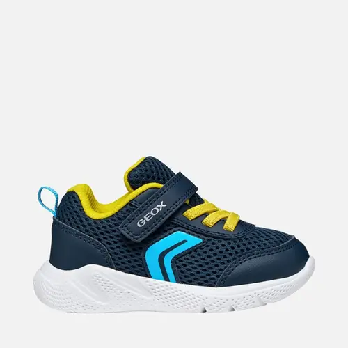 Pantofi sport Geox băieți, material textil, talpa flexibila, Sprintye, bleumarin_B454UC-01454-C0657-20_Pebebe