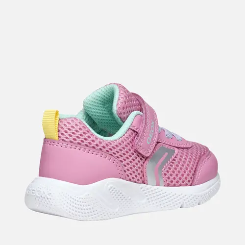 Pantofi sport Geox fete, material textil, talpa flexibila, Sprintye, roz_B454TD-01454-CE83B-21_Pebebe