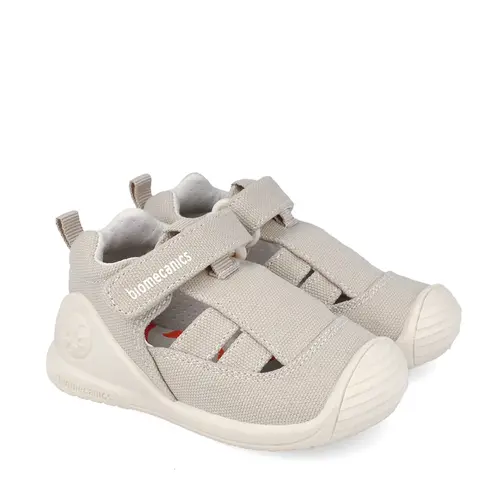 Sandale Biomecanics, Material Textil, Biogateo Canvas - Bej_262187-C887-19_Pebebe