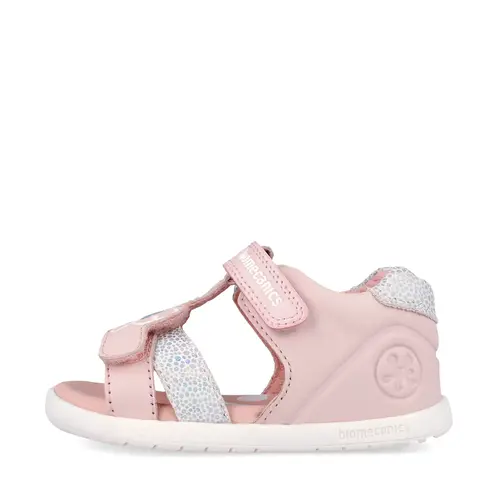 Sandale Barefoot Biomecanics Wider, Varf Deschis, Piele Naturala, Roz cu Fluture_262162-A779-20_Pebebe