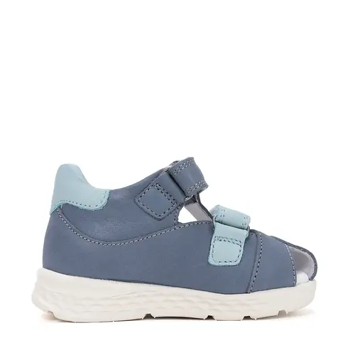 Sandale cu supinatie, piele naturala, albastru, Ponte20_DA05-6-1808-22_Pebebe