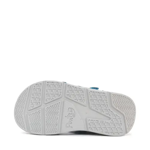 Sandale cu supinatie, Ponte20, piele naturala, albastru design cu ursulet_DA05-6-1256A-22_Pebebe