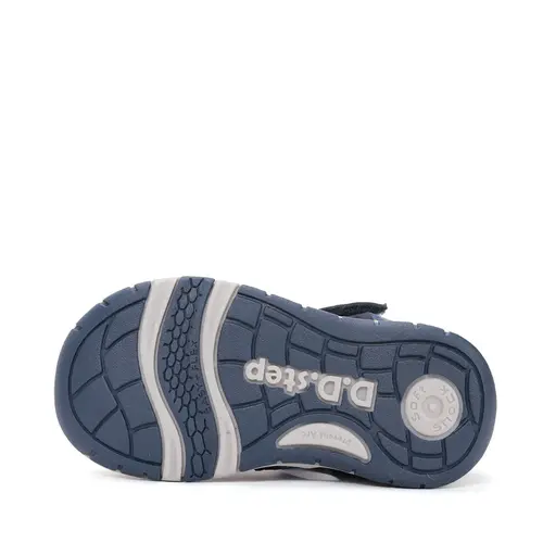 Sandale D.D Step fete cu uscare rapidă, material textil, bleumarin_G065-61146A-20_Pebebe