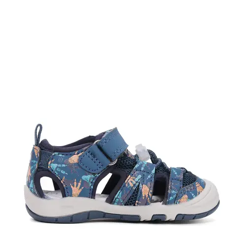 Sandale D.D Step fete cu uscare rapidă, material textil, bleumarin_G065-61146A-20_Pebebe