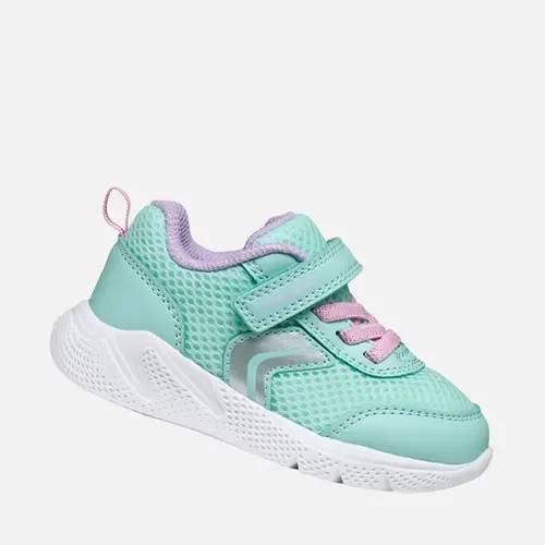 Pantofi sport Geox fete, material textil, talpa flexibila, Sprintye, turcoaz_B454TD-01454-C3BE8-27_Pebebe