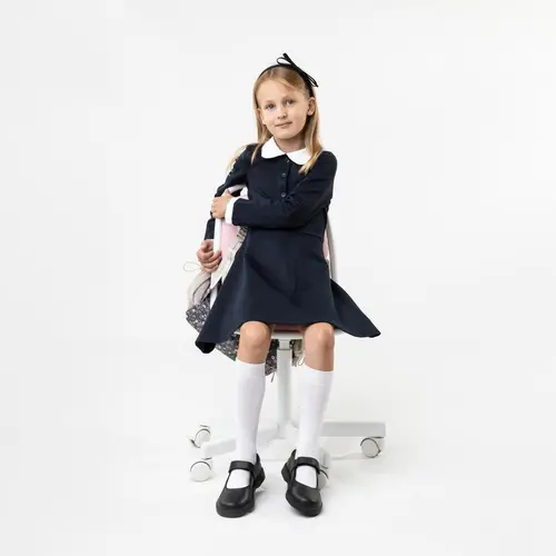 Sosete până la genunchi pentru fete, alb, STEVEN_YK005072E_Pebebe