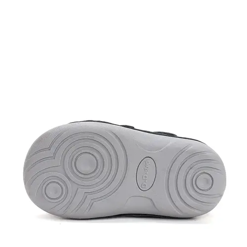 Pantofi baieti, piele naturala, decupati, primii pași, bleumarin cu elefant, D.D. Step_H015-61484-19_Pebebe