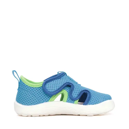 Pantofi barefoot baieti, material textil, uscare rapida, talpa flexibila, albastru, D.D Step_G093-61211-23_Pebebe