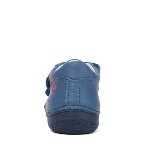 Pantofi D.D Step Baieti, piele naturala, captuseala din piele, talpa flexibila, bleumarin, design cu OZN_S082-61612A-21_Pebebe