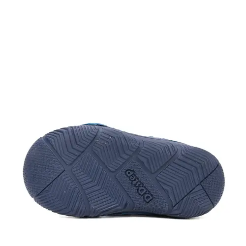 Pantofi D.D Step Baieti, piele naturala, captuseala din piele, talpa flexibila, bleumarin, design cu OZN_S082-61612A-21_Pebebe