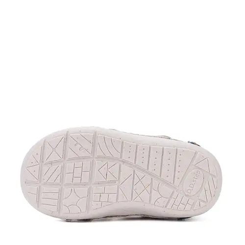 Pantofi D.D.Step, primii pasi, din piele naturala, decupati, primii pași, bej_H066-61530-21_Pebebe