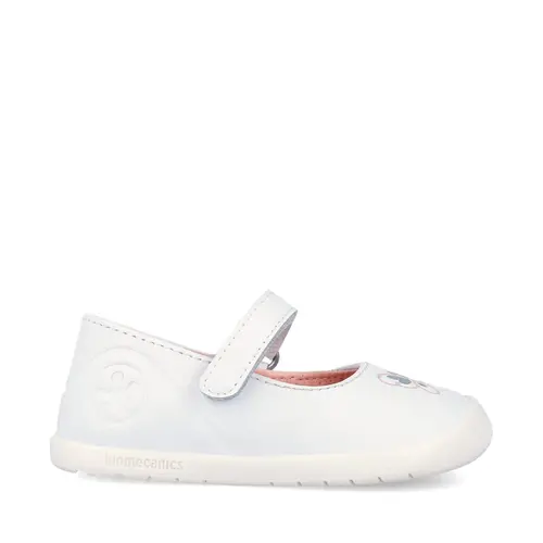 Pantofi fete Biomecanics, piele naturala, Wider, alb cu fluturas_262155-C050-21_Pebebe