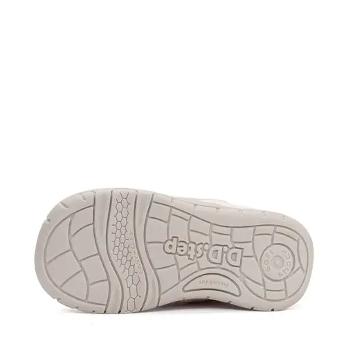 Pantofi sport fete, material textil, talpa flexibila, roz cu sclipici, D.D. Step_F065-61776AM-27_Pebebe