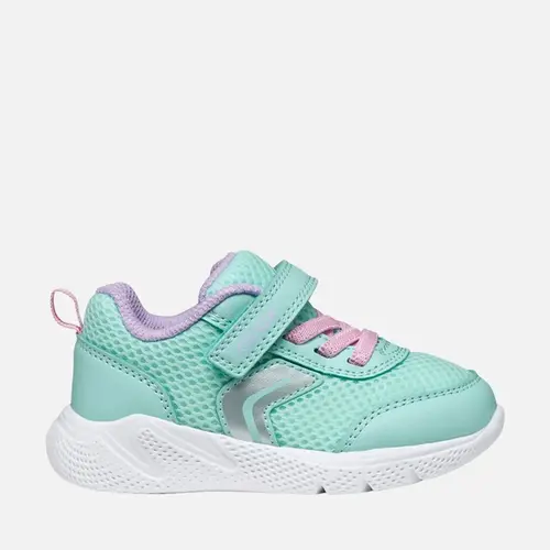 Pantofi sport Geox fete, material textil, talpa flexibila, Sprintye, turcoaz_B454TD-01454-C3BE8-27_Pebebe