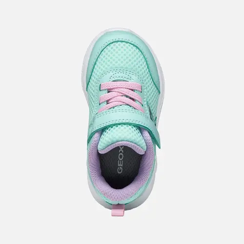 Pantofi sport Geox fete, material textil, talpa flexibila, Sprintye, turcoaz_B454TD-01454-C3BE8-27_Pebebe