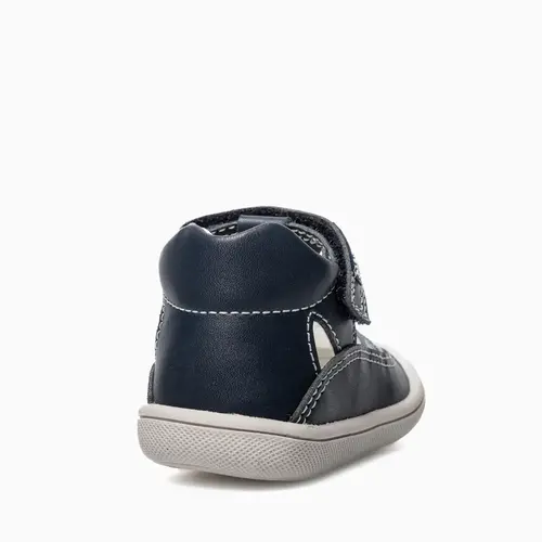 Sandale Barefoot baieti, Pablosky, bleumarin, Leader Tech si piele naturala, inchidere cu scai_049026-18_Pebebe