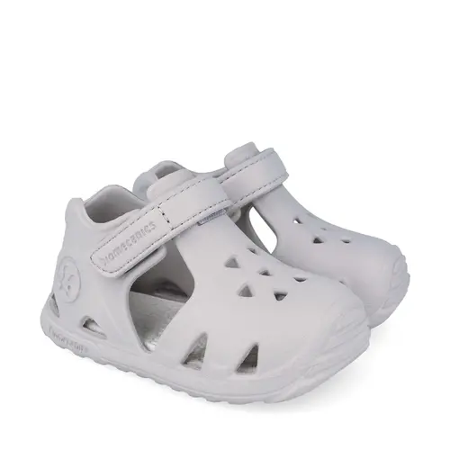 Sandale Biomecanics BioAqua pentru copii, primii pași, plajă și piscină, din cauciuc, bej_262290-C103-20_Pebebe