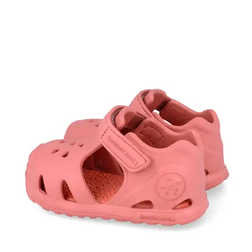 Sandale Biomecanics BioAqua pentru copii, primii pași, plajă și piscină, din cauciuc, roz inchis_262290-E886-20_Pebebe
