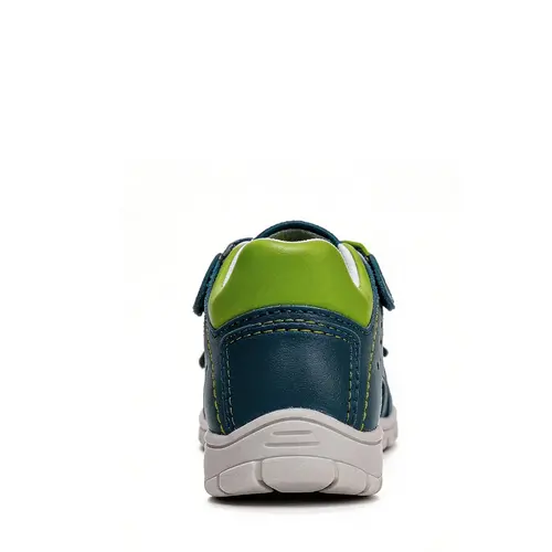 Sandale copii, cu supinatie, piele naturala, ajustare cu doua barete, albastru, Ponte20_DA05-6-1925-23_Pebebe