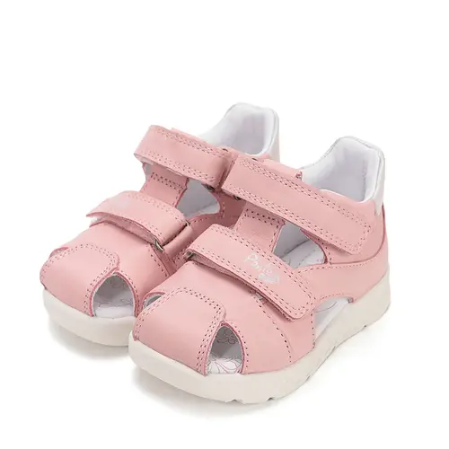 Sandale copii, cu supinatie, piele naturala, roz, Ponte20_DA05-6-1808B-23_Pebebe