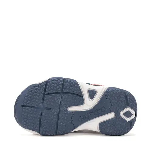 Sandale D.D. Step baieti, piele naturală, LED, albastru, design spatial_G064-61462-20_Pebebe