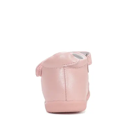 Sandale D.D. Step Fete, piele naturala, talpa flexibila, roz deschis, ursulet_G075-61516D-21_Pebebe