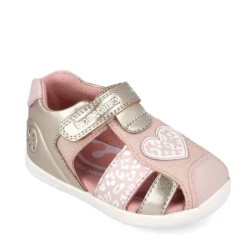Sandale fete Barefoot Biomecanics Wider, Piele Naturala, roz cu auriu_262161-A878-21_Pebebe