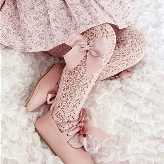 Dres bumbac crosetat cu funda, old rose, Condor- 2.530/1-3-544-Condor-Bumbac