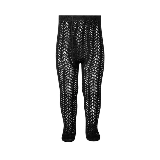 Strampi bumbac crosetat, negru, Condor- 2.529/1-3-900-Condor-Bumbac