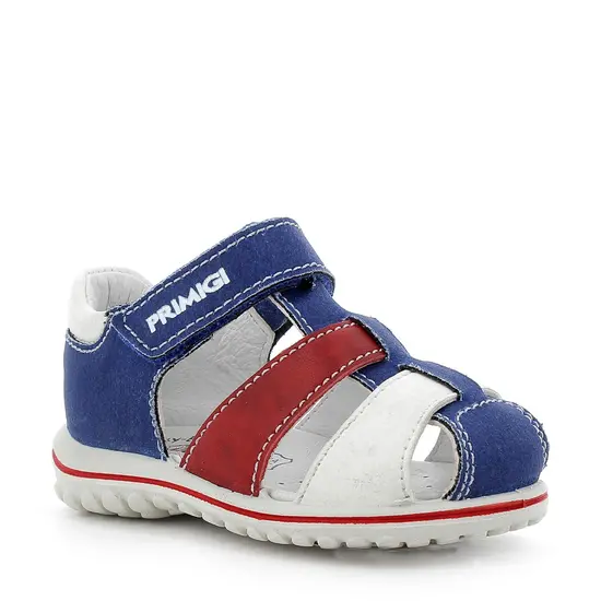 Sandale cu scai primii pasi, albastru, rosu, Primigi- 7375388-21-Primigi-