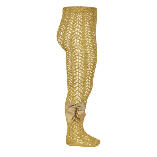 Dres bumbac crosetat cu funda, mustar, Condor- 2.530/1-3-629-Condor-Bumbac
