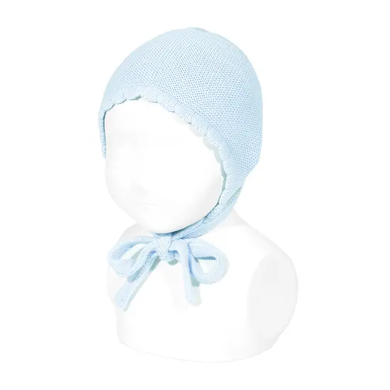 Caciula bebelusi, crosetata, Condor, baby blue- 50.500.010-410-00-Condor-Bumbac