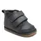Ghete primii pasi, piele naturala, captuseala din blanita, talpa felxibila, negru- RO-22-5-23-By Pebebe
