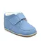 Ghete barefoot copii, din piele naturala cu scai, captuseala textila si talpa din cauciuc, albastru - RO-17-13-23-