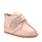 Ghete barefoot copii, piele naturala, talpa flexibila, roz- RO-104-10-24-By Pebebe