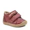 Ghete barefoot copii, piele naturala, captuseala textila, Burgundy, Elf Step tex, Bar3foot - 5905811261778-