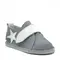 Pantofi din piele pentru copii, talpa cauciuc, gri- RO-102-2-24-By Pebebe