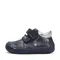 Pantofi copii, piele naturala, barefoot, bleumarin sidef, inimioare, D.D.Step- S070-42189-25-D.D. Step