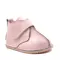 Ghete Barefoot, primii pasi, captuseala textila, talpa felxibila, roz pudra- RO-112-13-24-By Pebebe
