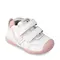 Pantofi copii, piele naturala, Biogateo Sport, alb, roz, Biomecanics- 221001-B-20-Biomecanics