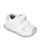 Pantofi copii, piele naturala, Biogateo Sport, alb,roz, Biomecanics- 241001-B786-22-Biomecanics