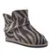 Cizme din piele pentru copii, talpa flexibila, imblanite, animal print- RO-106-24-24-By Pebebe