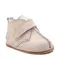 Ghete primii pasi, captuseala textila, talpa felxibila, crem- RO-112-2-23-By Pebebe